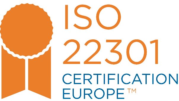 More info about ISO 22301 ISO 22301 Certification Europe logo